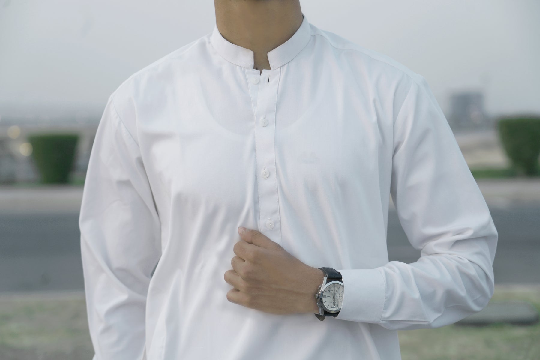 White Fit Kurta Pajama