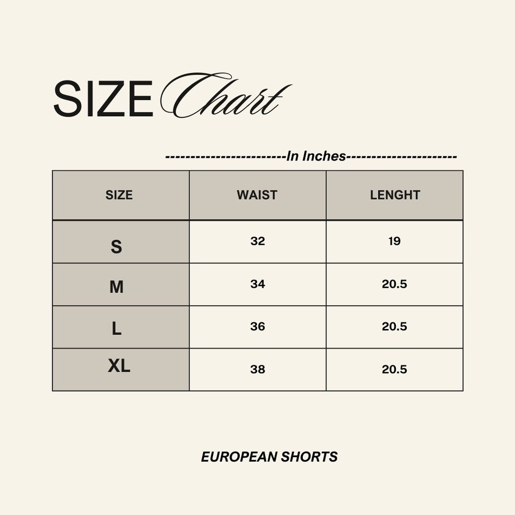 Euorpean Shorts