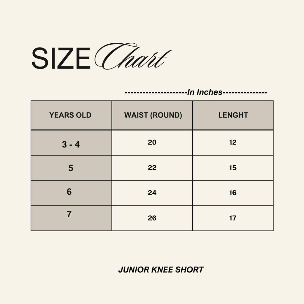 Junior Knee Shorts