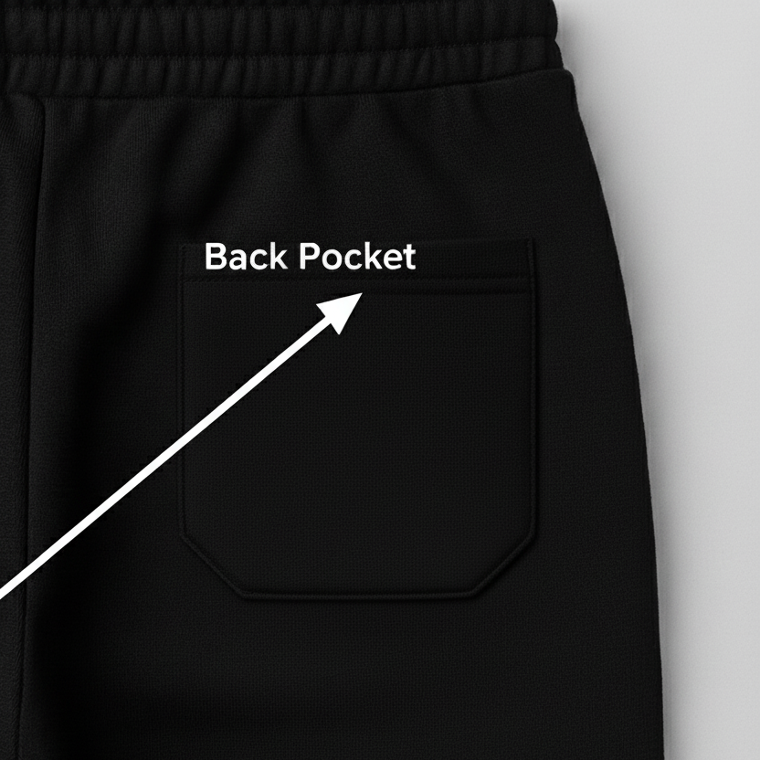 Core Black Winter Trouser