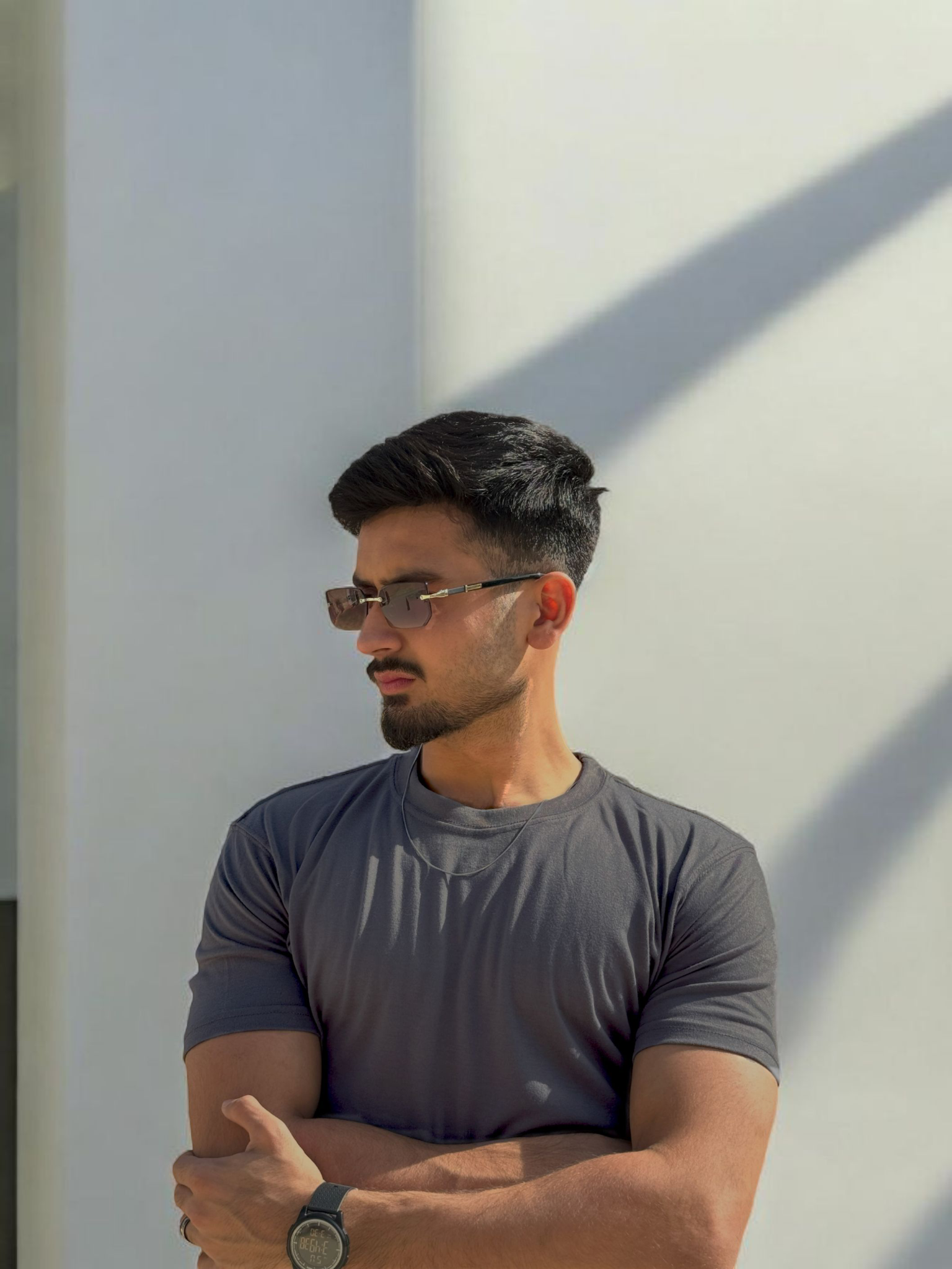 Arabic Grey Standard Tee